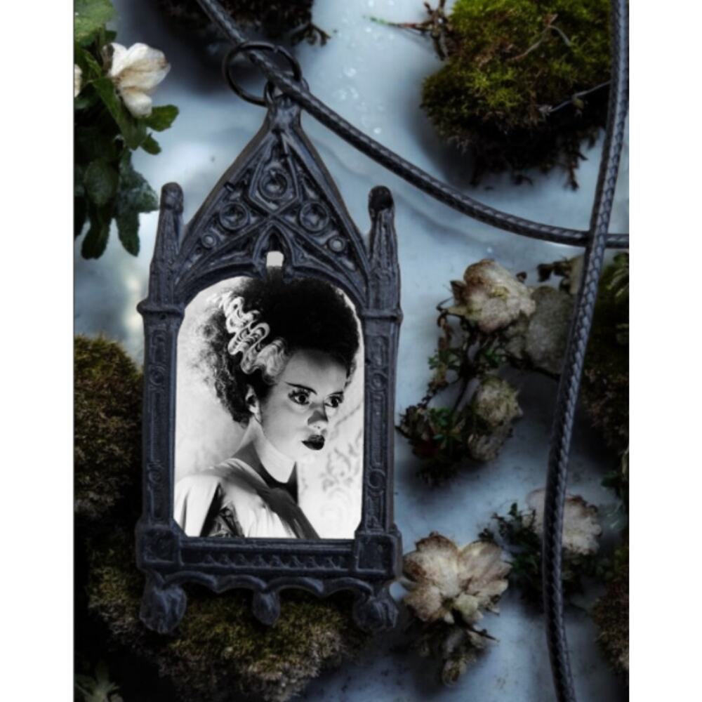 Bride of Frankenstein Pendant Mary Shelley's Gothic Science Horror Novel
